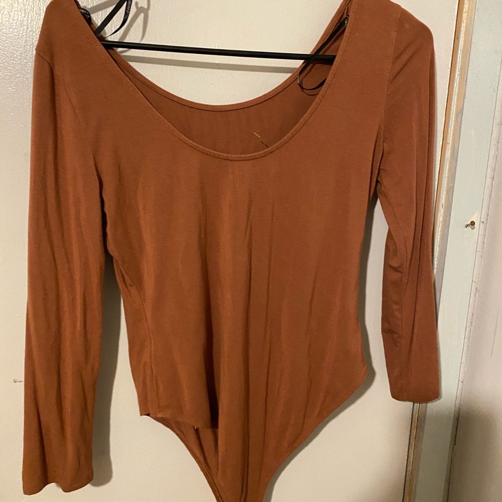 Brown bodysuit